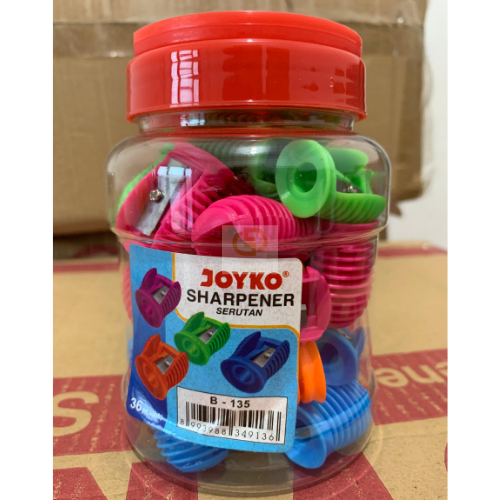 

Rautan Serutan Sharpener Joyko B-135 (1 Kotak isi 36 Pcs)