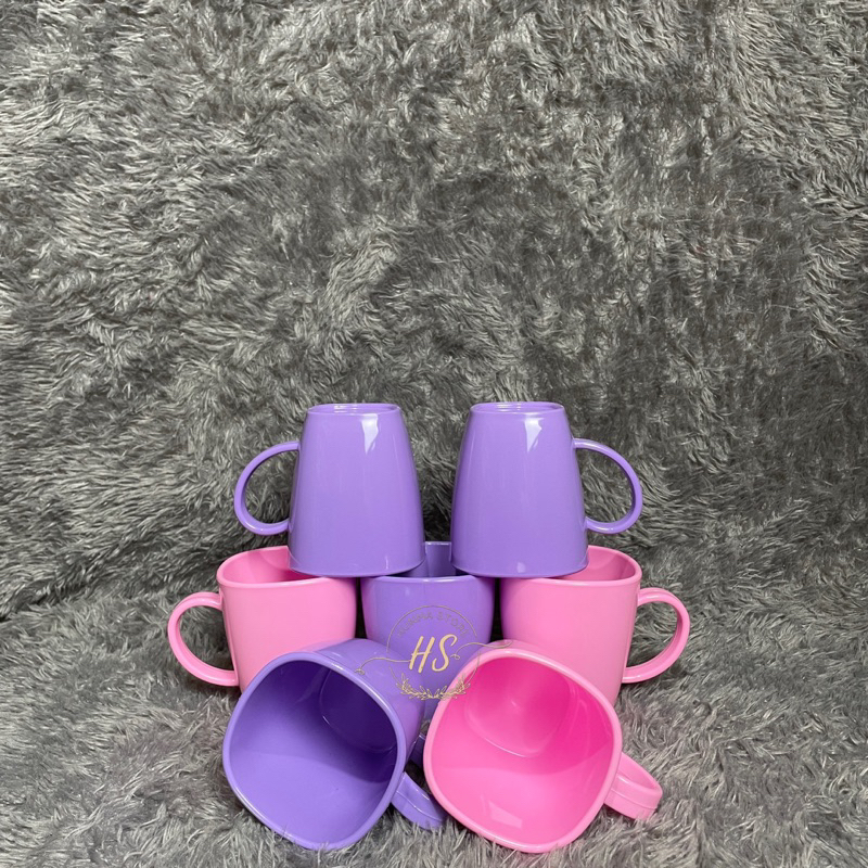 MUG MELAMIN GAGANG / MUG MELAMIN/ MUG MELAMIN TEBAL/ CANGKIR MELAMIN / GELAS MELAMIN 300ML / CANGKIR
