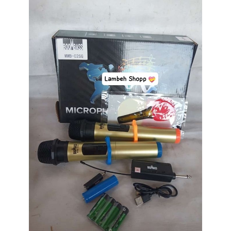 Mic wireless microphone tanpa Kabel Mic Bluetooth isi 2 pcs Batam