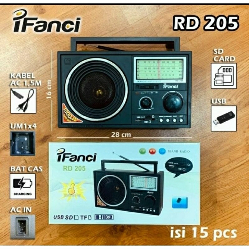 radio cas ifanci rd-205