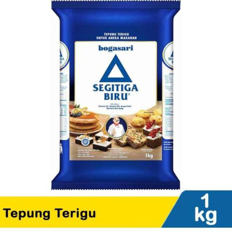 

SEGITIGA BIRU tepung terigu bogasari 1 kg