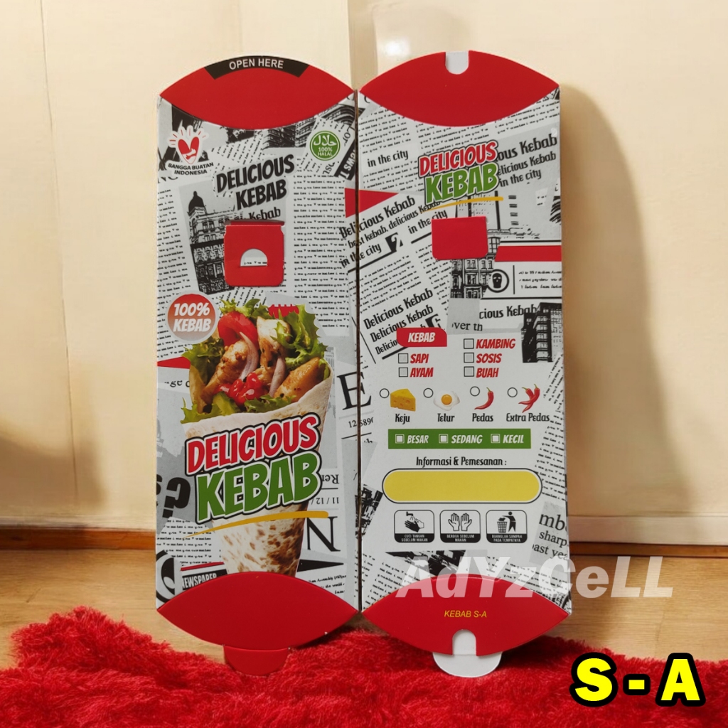 

Dus Kebab BESAR | BOX Kebab | Kebab Murah | FrozenFood