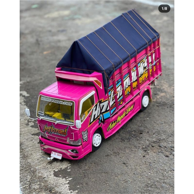 MINIATUR TRUK OLENG MINIATUR TRUK RODA KAYU JUMBO