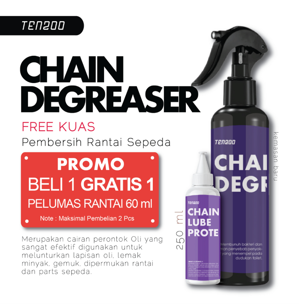 Cairan Spray Pembersih Rantai Gear Sepeda Dan Motor Dari Karat Ringan Bekas Oli Pelumas Chain Cleane