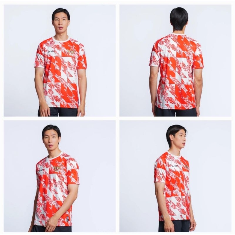 (ERSPO) Timnas Indonesia Jersey - Prematch Erspo 2024 - Merah Original