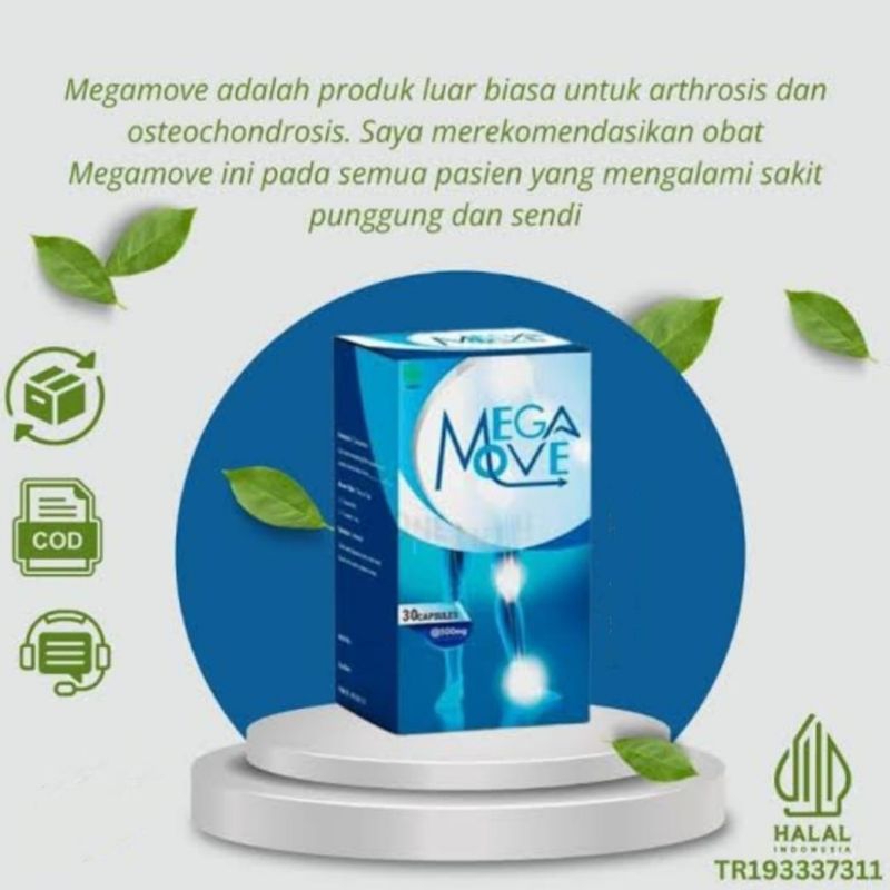 MEGA MOVE ASLI - MegaMove Original Herbal Atasi Nyeri Sendi Tulang Lutut Sampai Tuntas