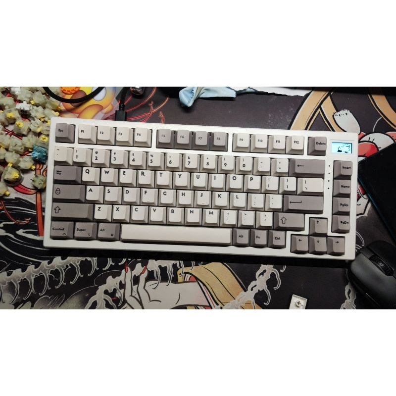 sold keycaps copotan Noir timeless 82 kelengkapan sesuai foto
