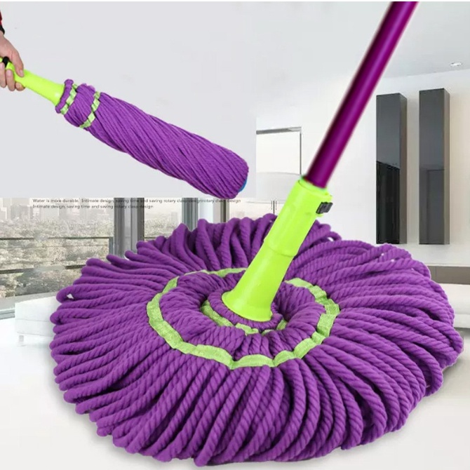 Paling Dicari Alat Pel Lantai Cendol  Alat Pel Lantai Putar Otomatis Twist Mop  Pel Lantai Praktis P