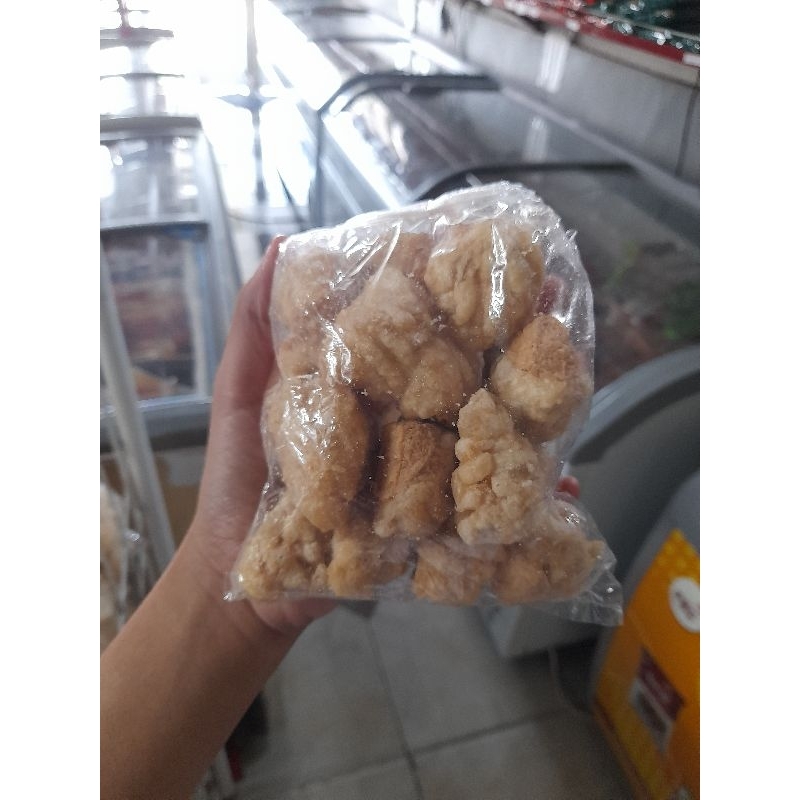 

Tahu goreng kering topping seblak