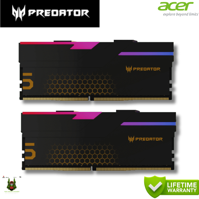 ACER PREDATOR HERMES MEMORY RAM DDR5 6400Mhz CL32 32GB (2X16GB)