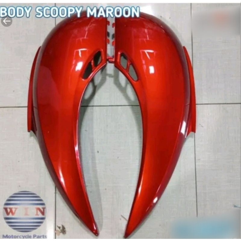 Coverbody Scoopy carbulator body belakang Scoopy lama Scoopy karbu