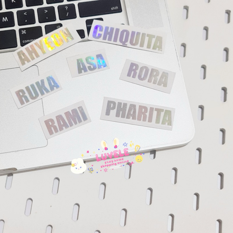 

BABY MONSTER STIKER HOLOGRAM STIKER KPOP CUTTING STIKER AHYEON RUKA CHIQUITA
