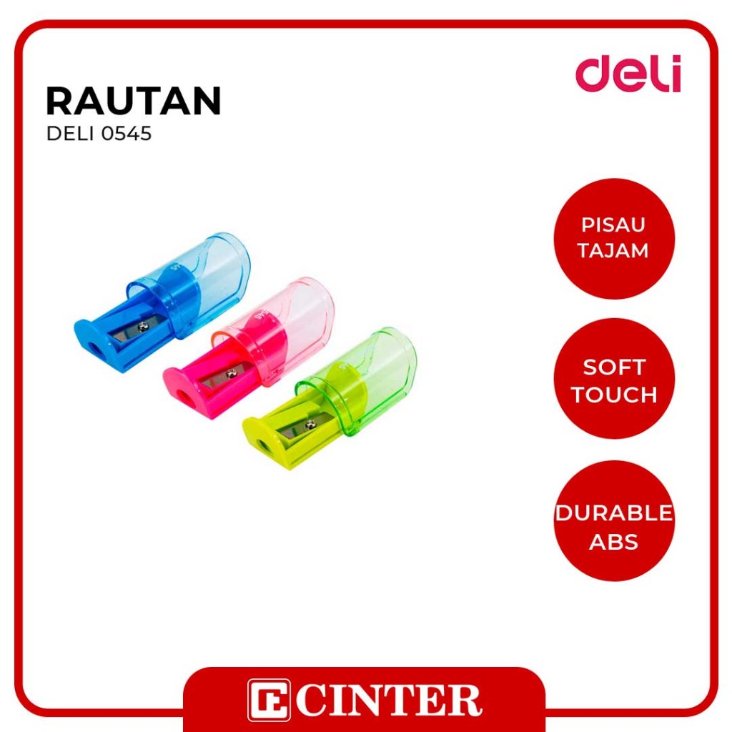 

DELI - PERUNCING / SHARPENER / PERAUT MINI DELI NEON 0545
