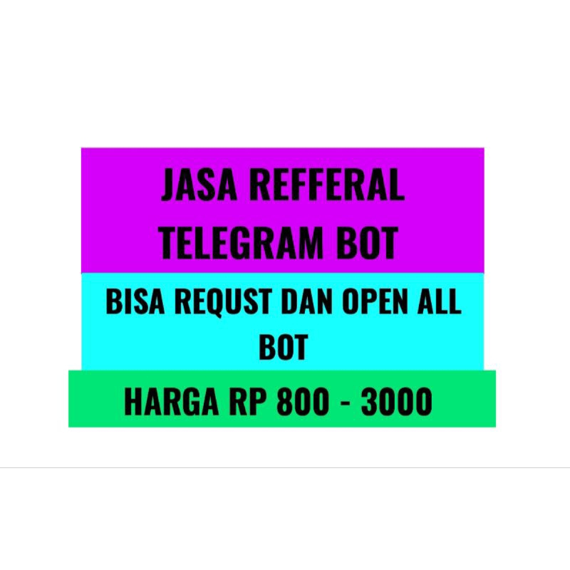 Jasa Refferal Telegram Bot Airdrop
