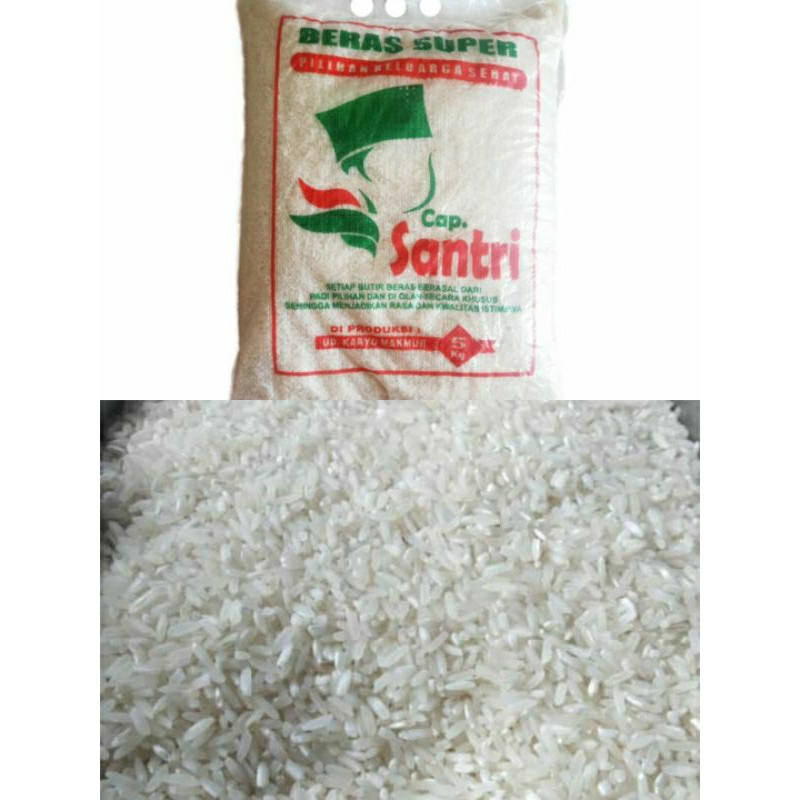 

Beras Super selep pulen santri 5kg