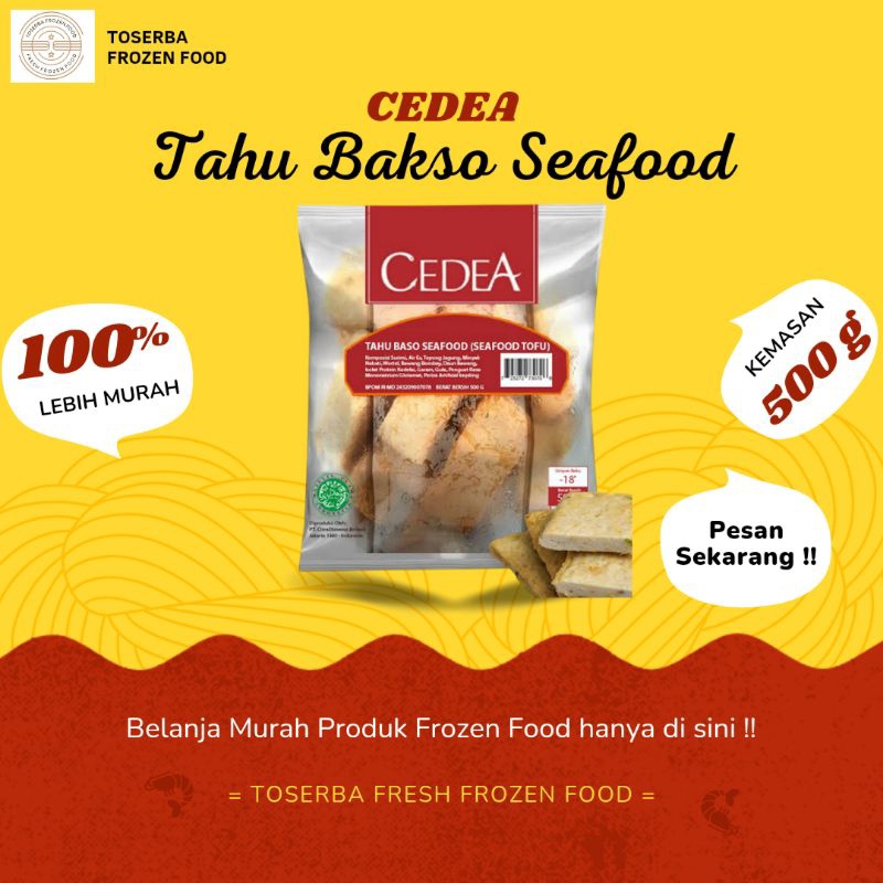 

CEDEA, SEAFOOD TOFU TAHU BASO 500G