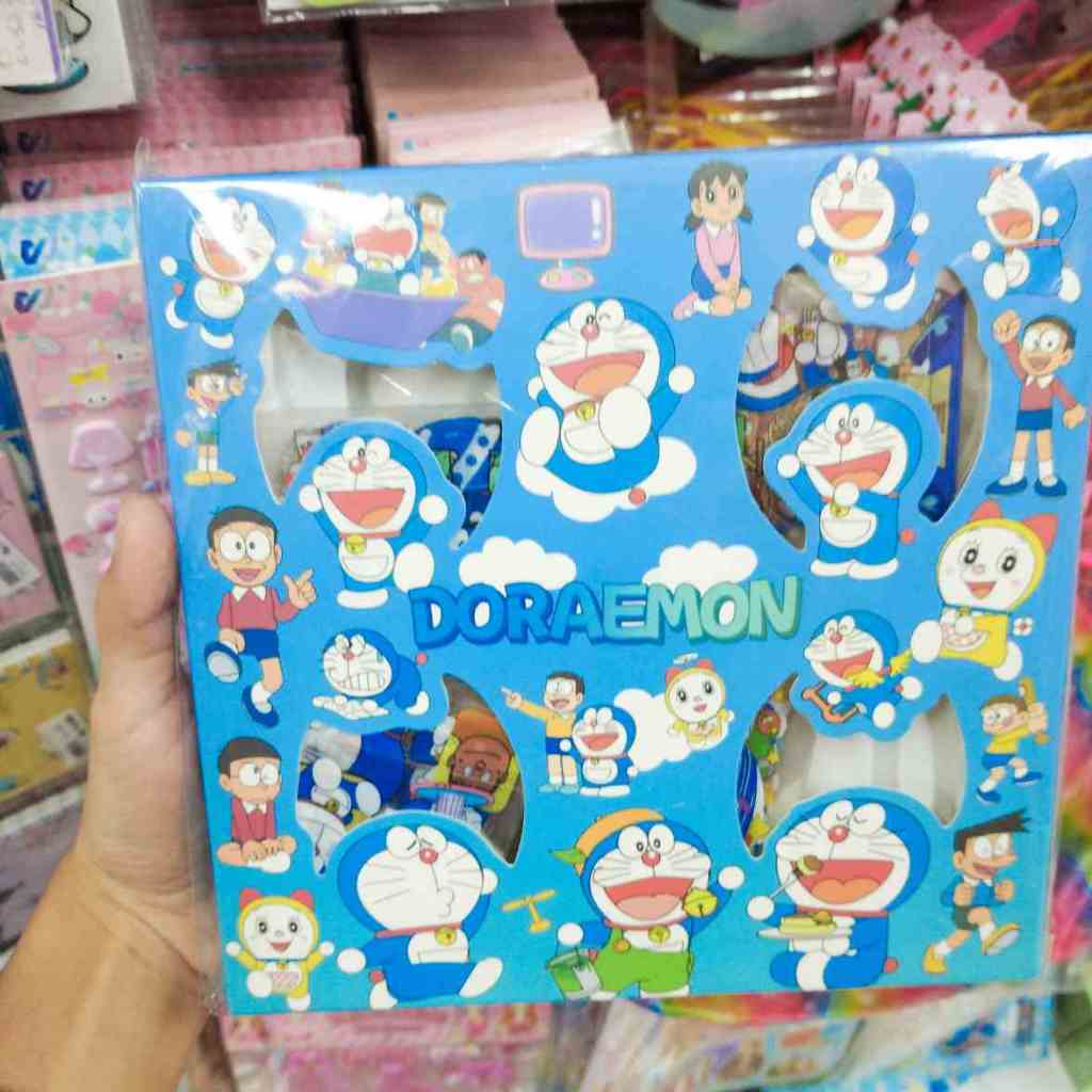 

100 PCS STICKER KARAKTER DORAEMON STICKER CHARACTER STATIONERY HIASAN ALAT TULIS SEKOLAH HAMPERS SOUVENIR ULANG TAHUN ANAK