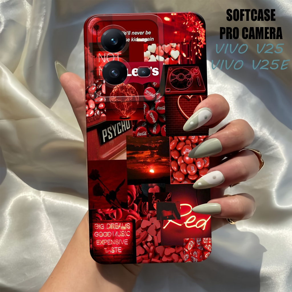 Case VIVO V25 - V25E - VIVO V25 - V25E Terbaru - Softcase  VIVO V25 - V25E   - Softcase Pro Camera -