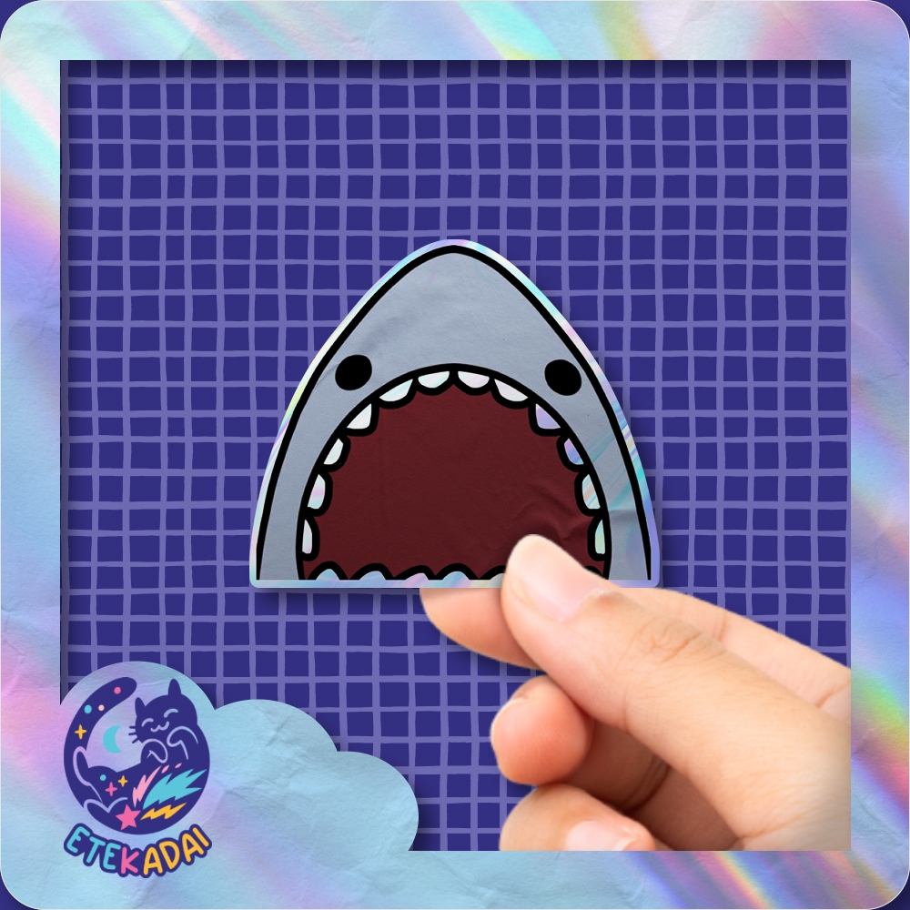 

Stiker Hologram Hiu Shark