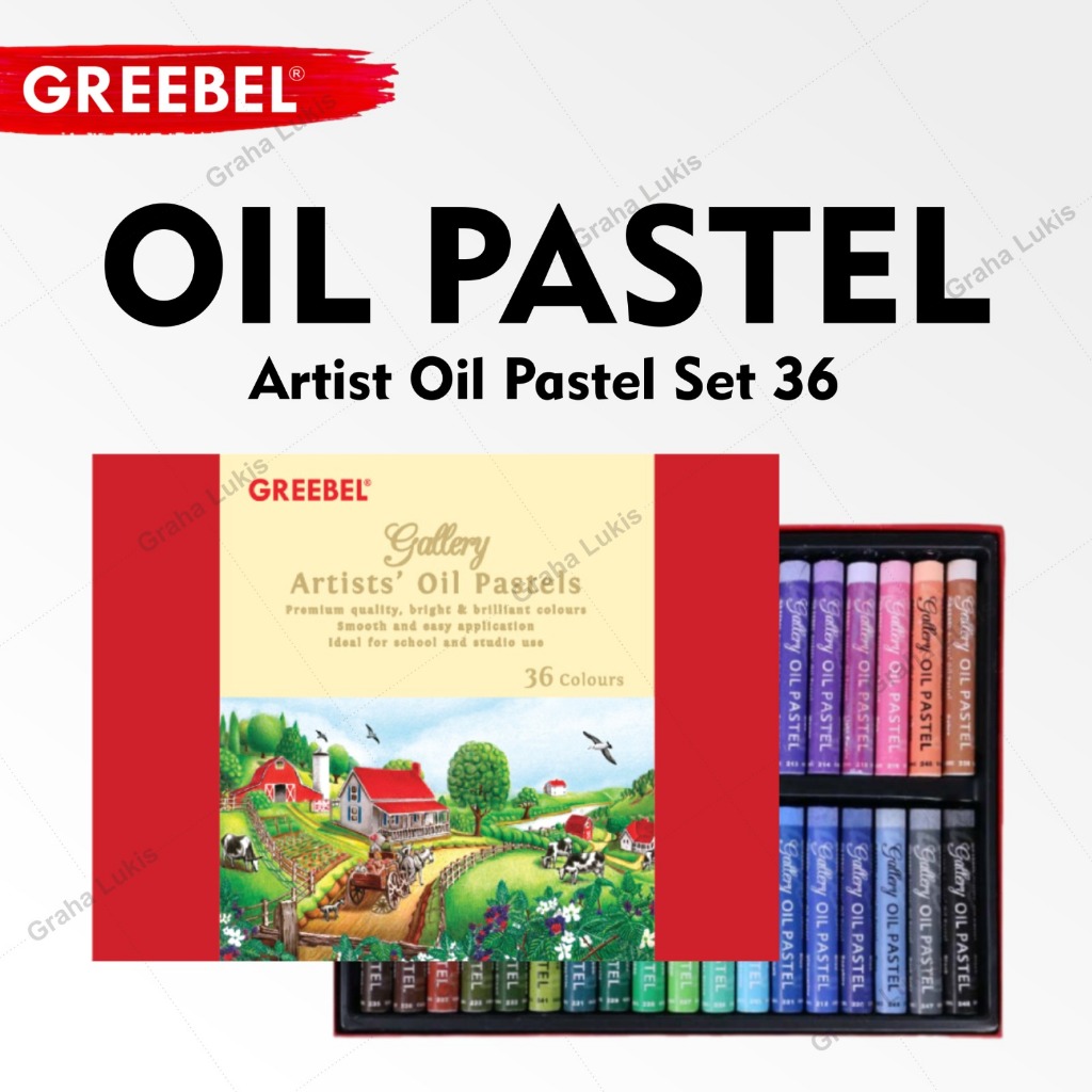 

GREEBEL Artist's Oil Pastel / Krayon Set 36