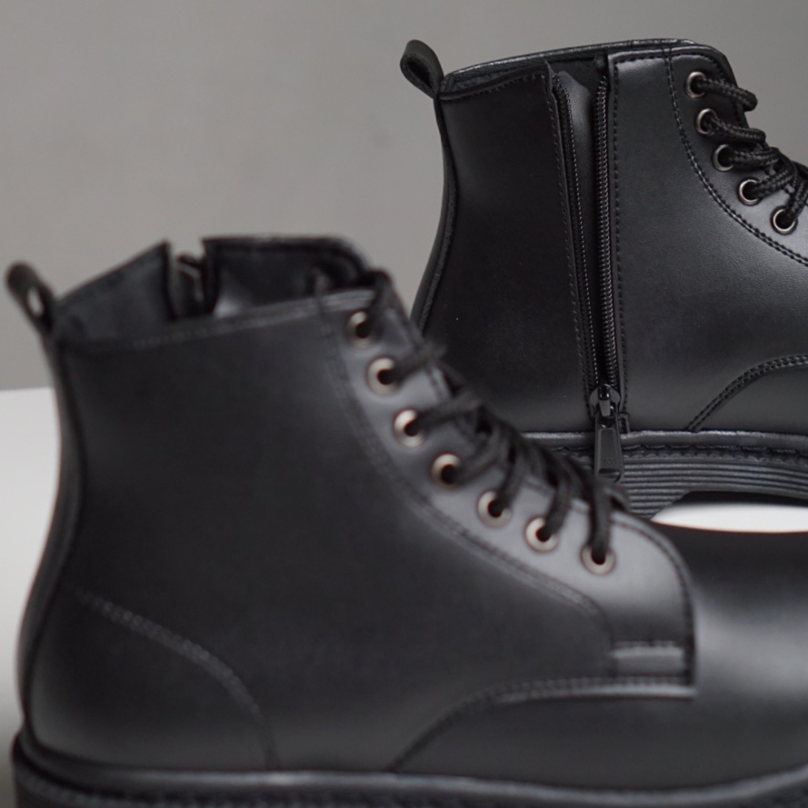 Diskon Sepatu Boots Pria Oxwalker Nathan Sepatu Hitam Pria