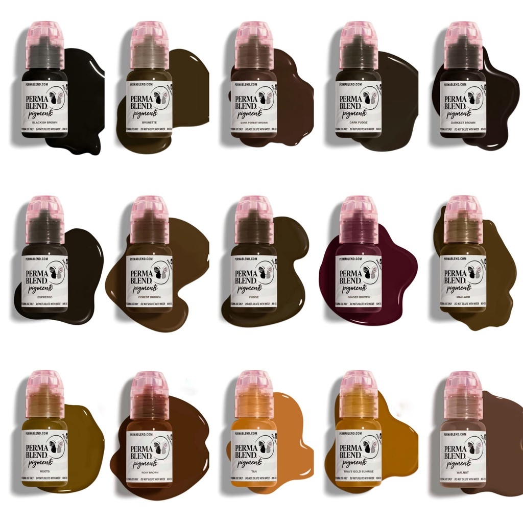 

Tinta Sulam Alis Permablend Brow All Colours / Tina Davies Evenflo Brow Daddy 15ml