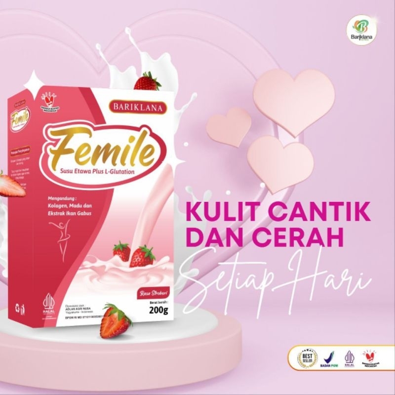 

Femile susu etawa plus L-glutathione