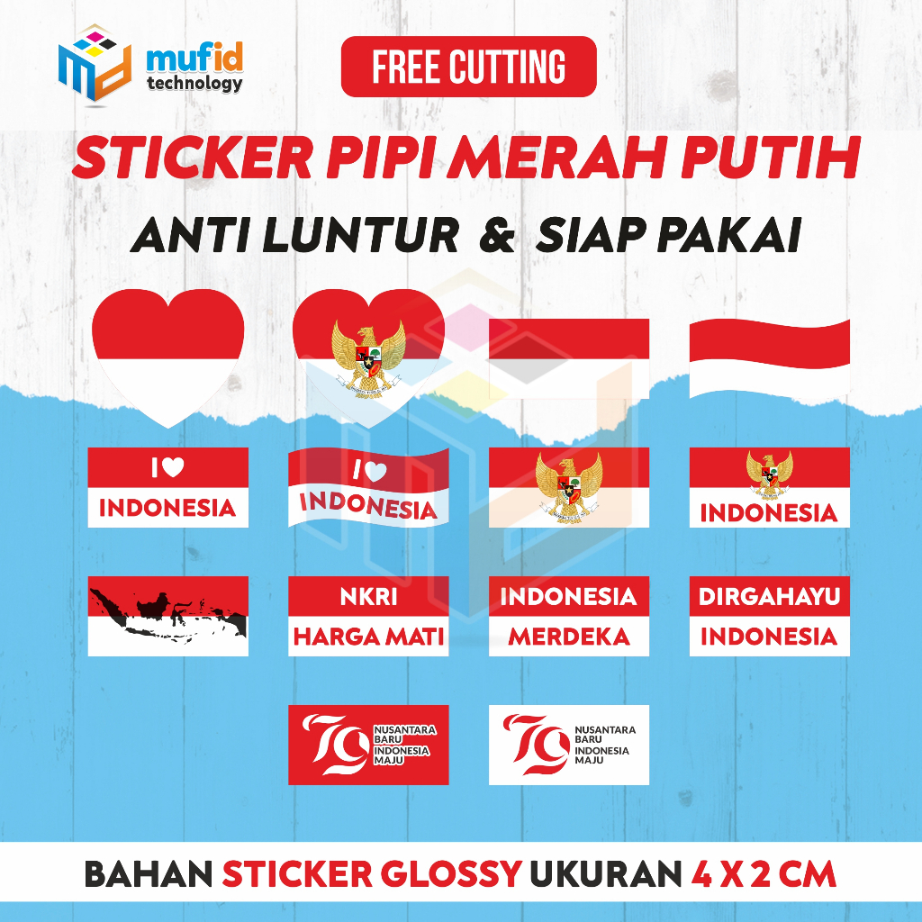 

Cutting Stiker Pipi Merah Putih