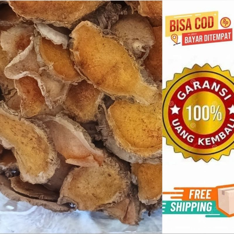 

Temulawak kering 100 gram asli tanpa campuran