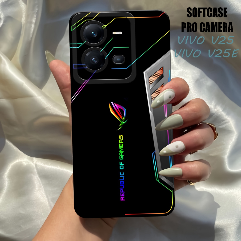 Case VIVO V25 - V25E - VIVO V25 - V25E Terbaru - Softcase  VIVO V25 - V25E   - Softcase Pro Camera -