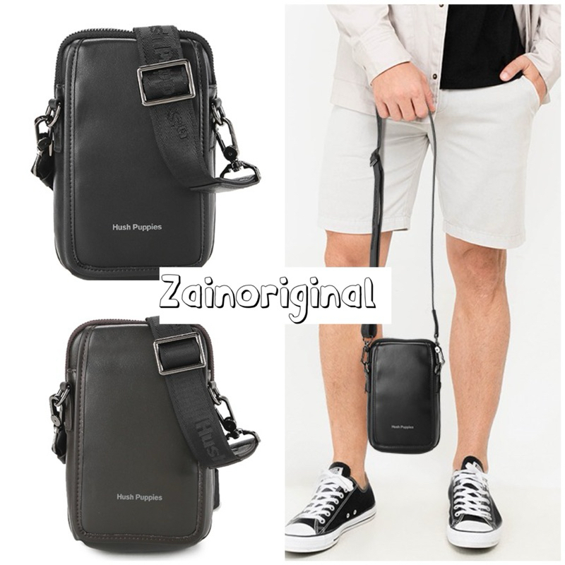 ORIGINAL HUSH PUPPIES FABIO PHONE POUCH SLING BAG TAS SLEMPANG TAS HP