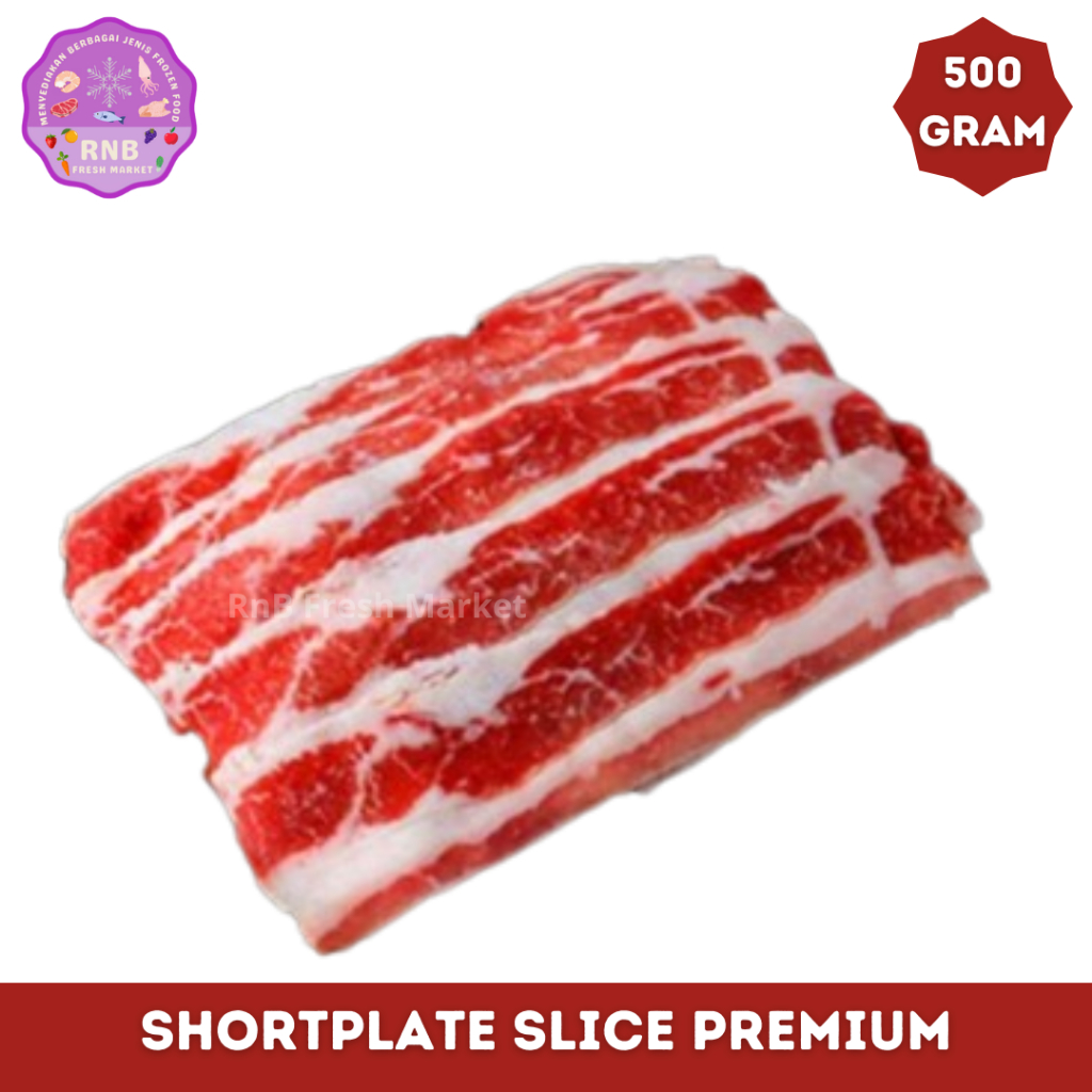 

Beff Shortplate Premium Slice Netto 500 Gram