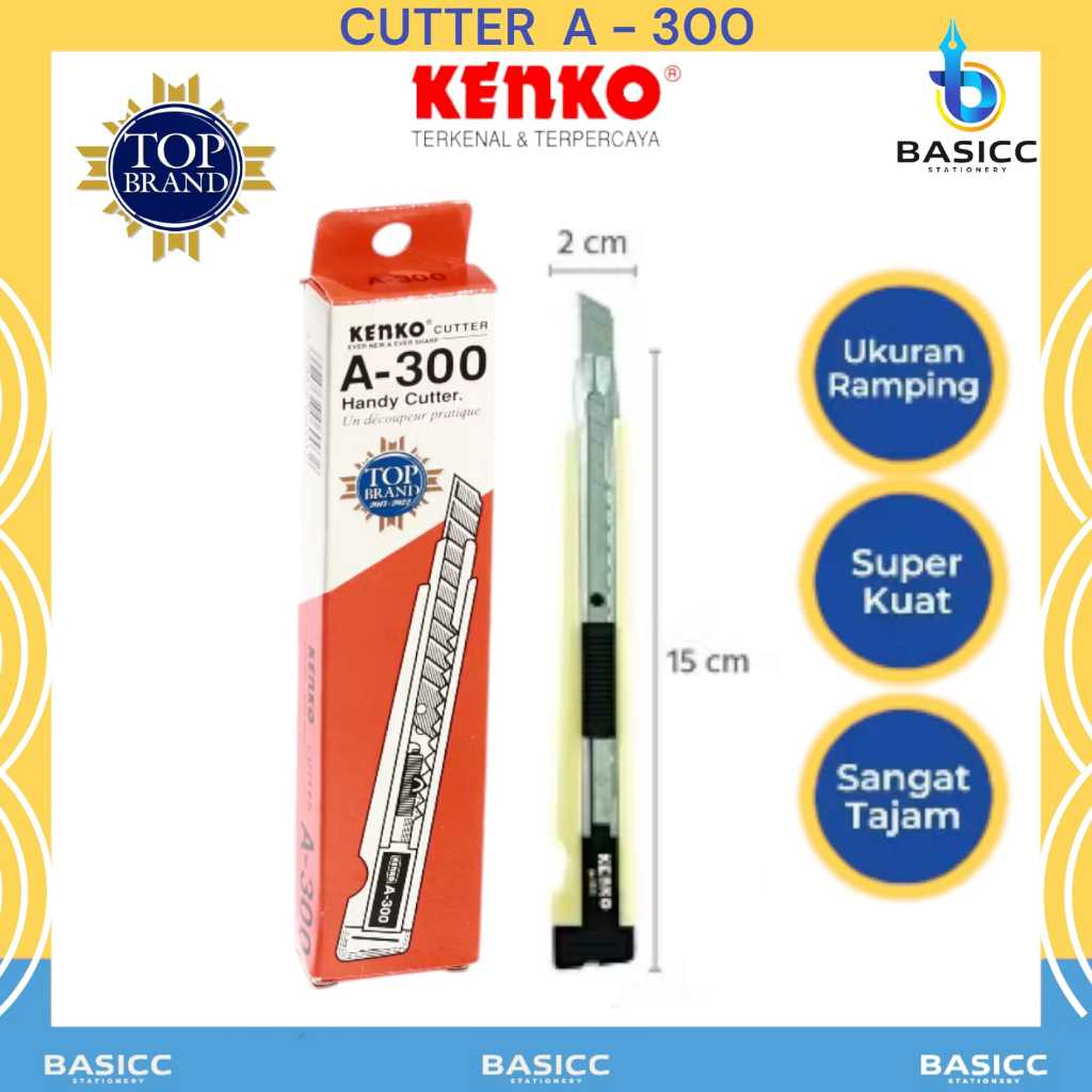 

Kenko Cutter Kecil A-300 | @1Pcs