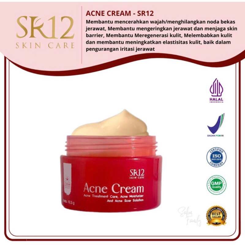 SR12 | PAKET ACNE SERIES | ACNE TOTOL | ACNE SERUM | ACNE CREAM | ACNE TONER | CEGAH JERAWAT MERADAN