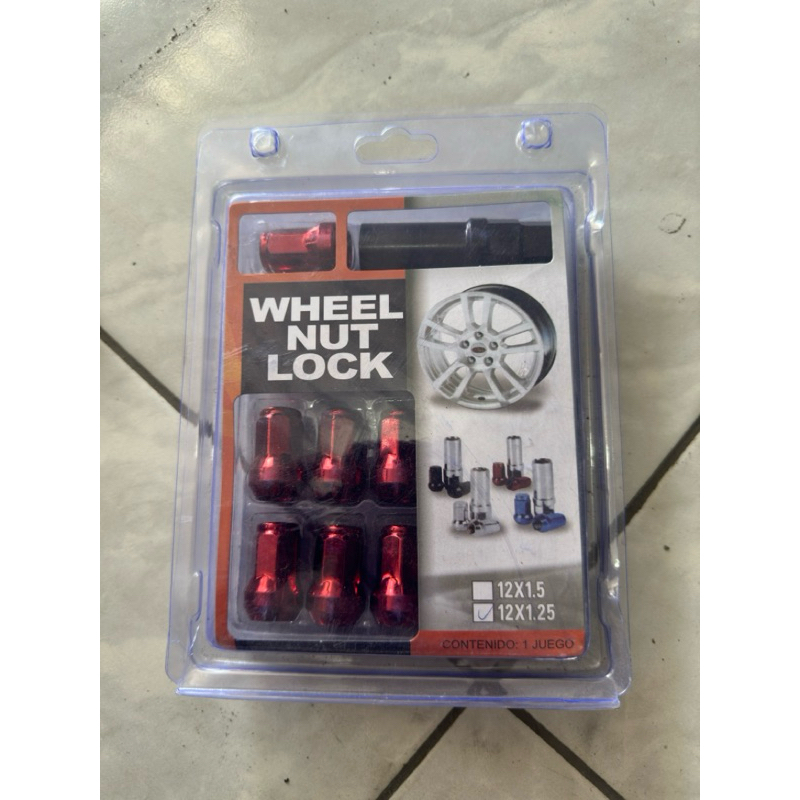 lugnut / baut roda warna ukuran 12 x 1,5