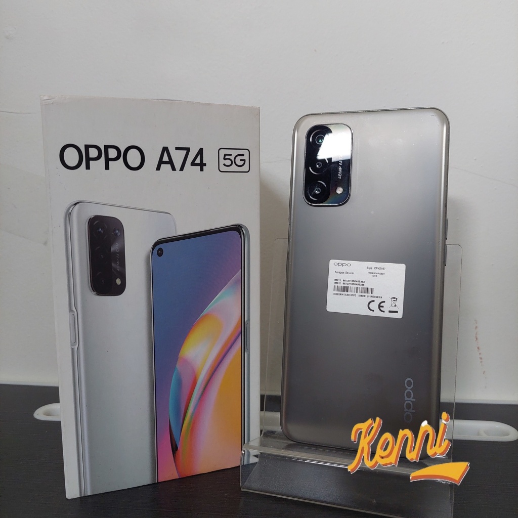 Oppo A74 5G 6/128 SECOND FULLSET ORIGINAL RESMI