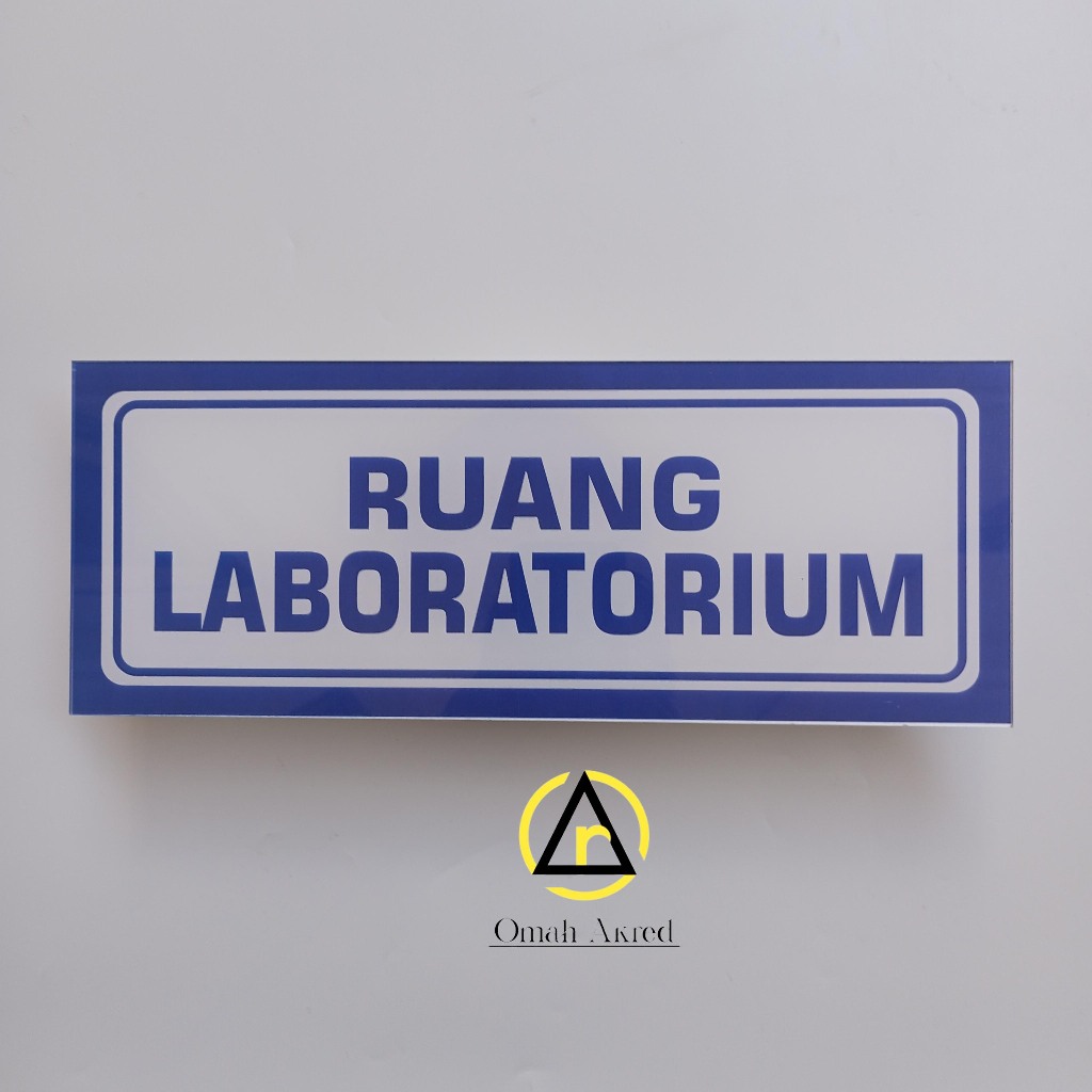 

Akrilik Ruang Laboratorium - Akrilik Nama Ruang - Ruang Lab