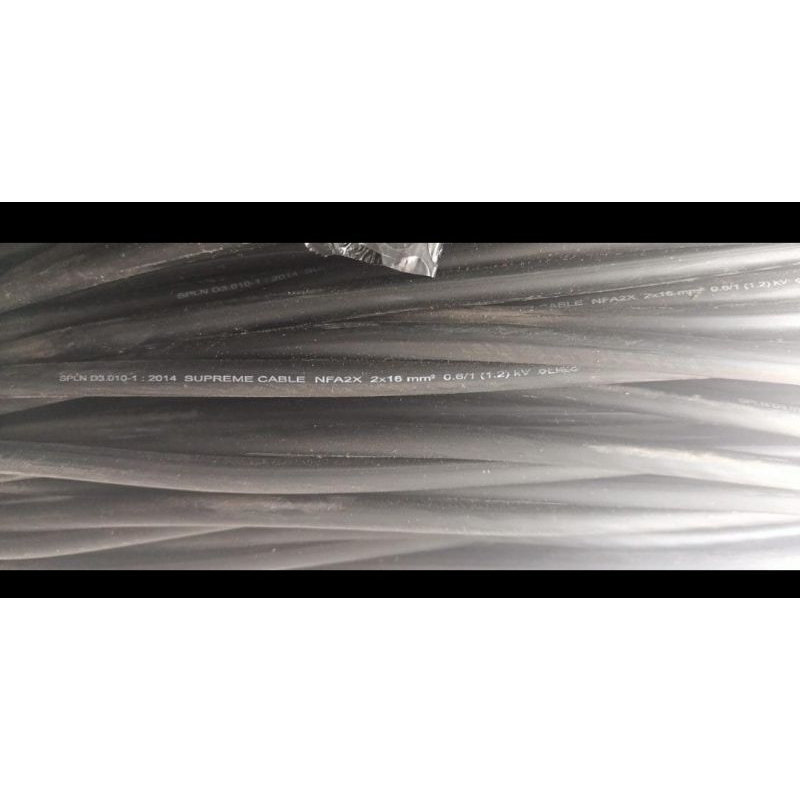 Mang_Usman Kabel Twisted Nfa2X 2 X 16 Mm Aluminium Supreme Twisted 2X16 Aluminium Nfa2X / Sr / Pln /