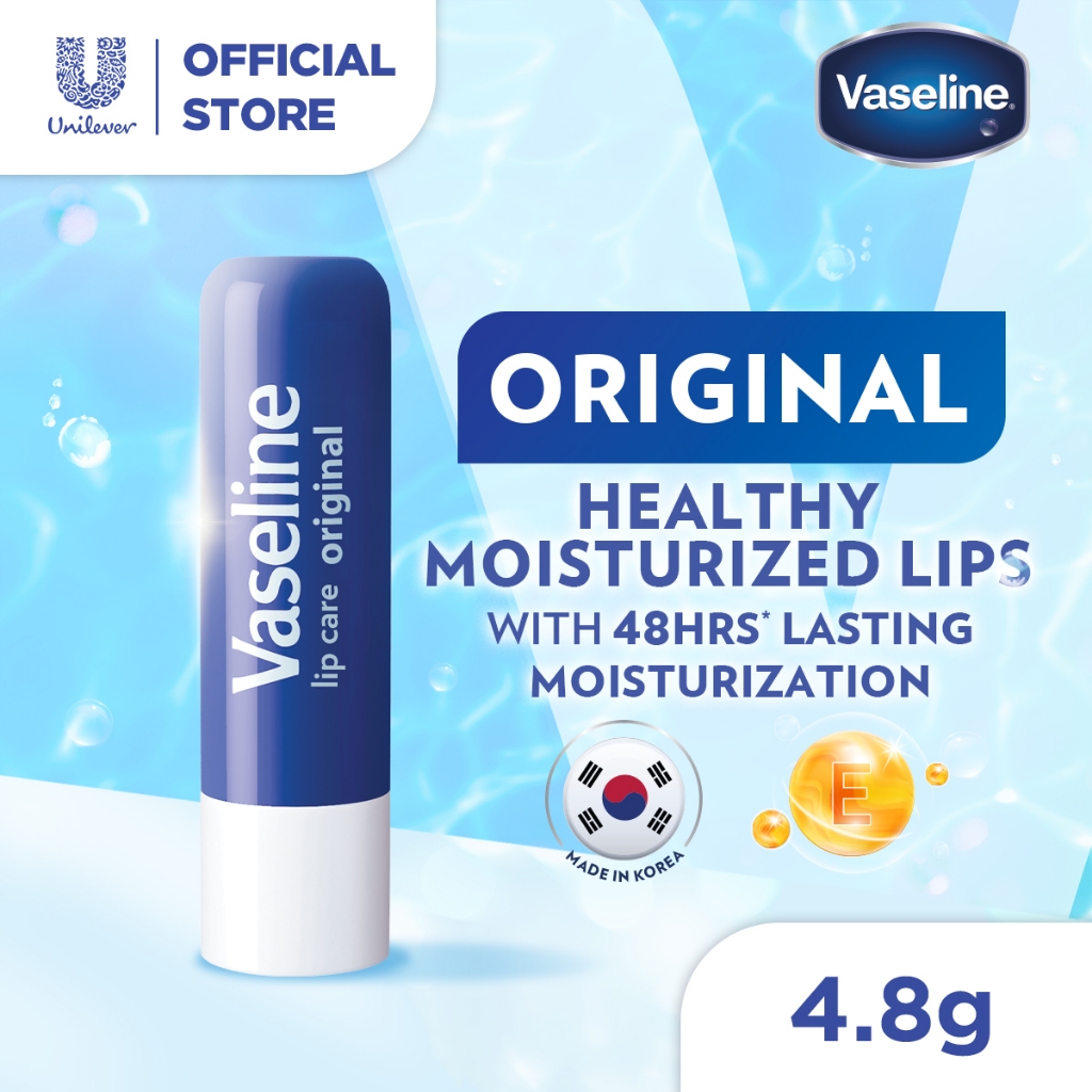 Vaseline Lip Care ORIGINAL Stick 4.8gr - Lip Balm Pelembab Bibir - Vaseline Lip Therapy