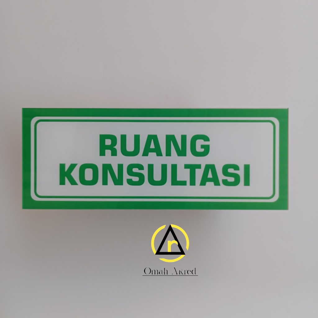 

Akrilik Ruang Konsultasi -Akrilik Nama Ruang