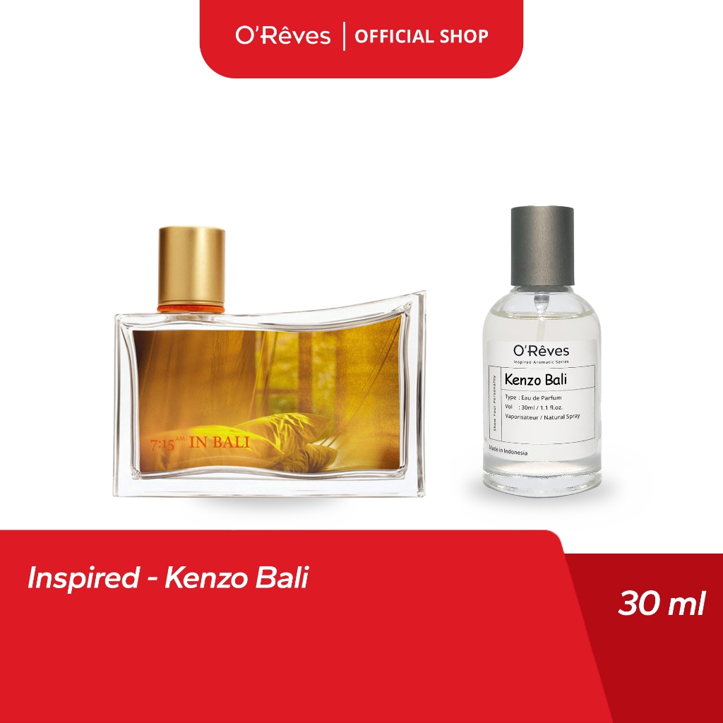 O'Reves Parfum - Kenzo Bali (30ml) | Eau de Parfum EDP | Parfum Inspired Refill Unisex Tahan Lama