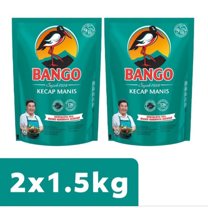 

Twin Pack Bango Kecap Manis 1.5kg Pouch