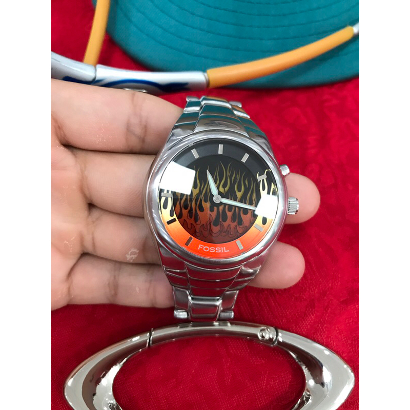 jam tangan fossi* bigtic flame super rare