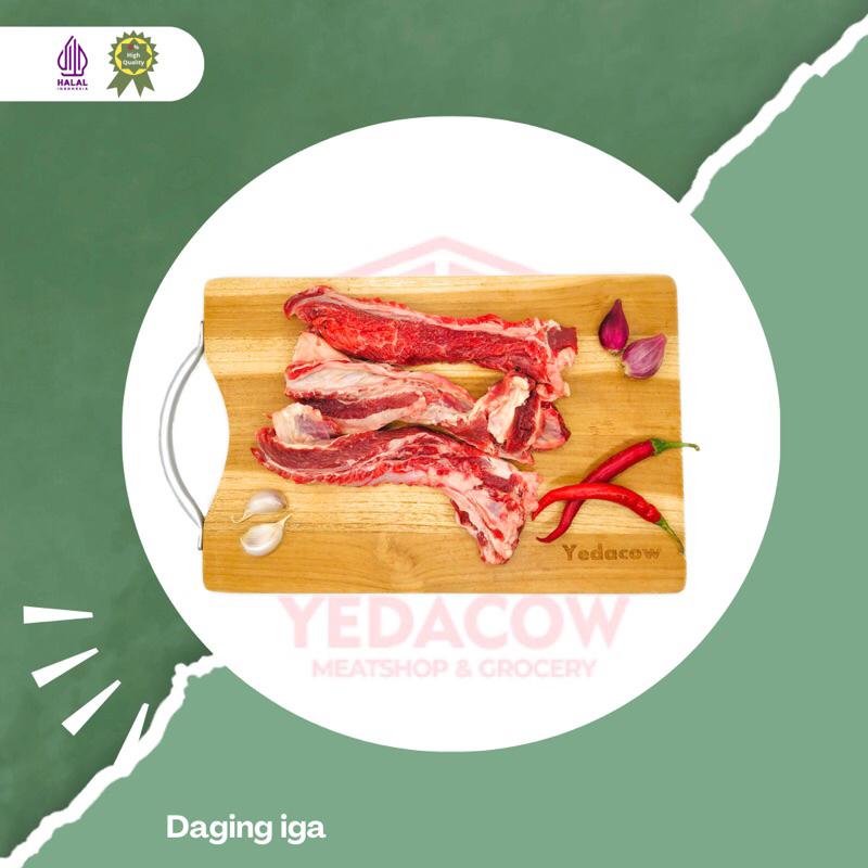 

Daging sapi iga / back rib cocok dibikin masakan sop iga,sop konro,dan konro bakar.