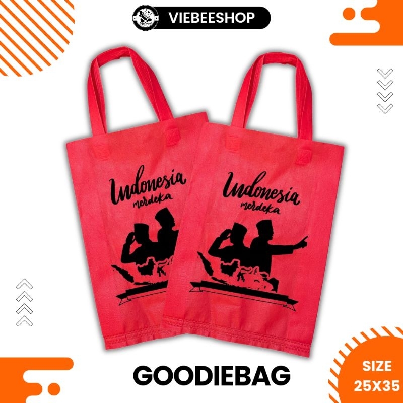 

TAS BINGKISAN ACARA KEMERDEKAAN 17 AGUSTUS SOUVERNIR LOMBA AGUSTUSAN PALING LARIS TERMURAH READY SIAP KIRIM PRES TALI 25X35X8