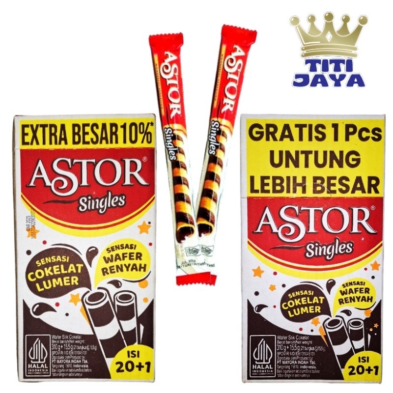 

ASTOR BOX ISI 20 SACHET WAFER BISKUIT JAJAN SNACK ANAK