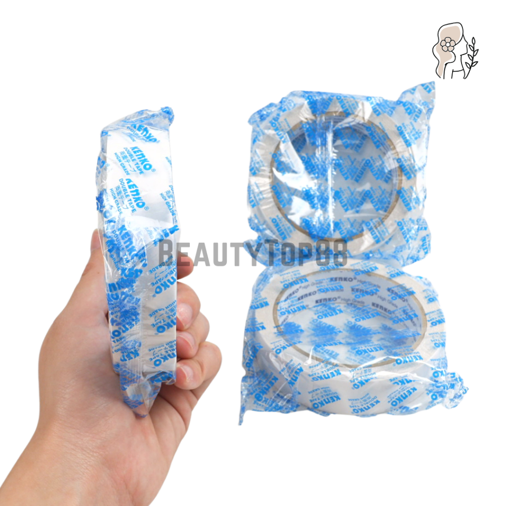 

Double Tape 1" Inch Kenko - Perekat 2 Sisi Besar [24 MM x 15 YARD]