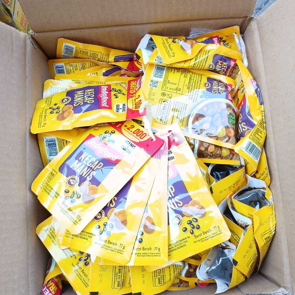 

(1 Dus Isi 72Pcs) Indofood Kecap Manis Refill 77g
