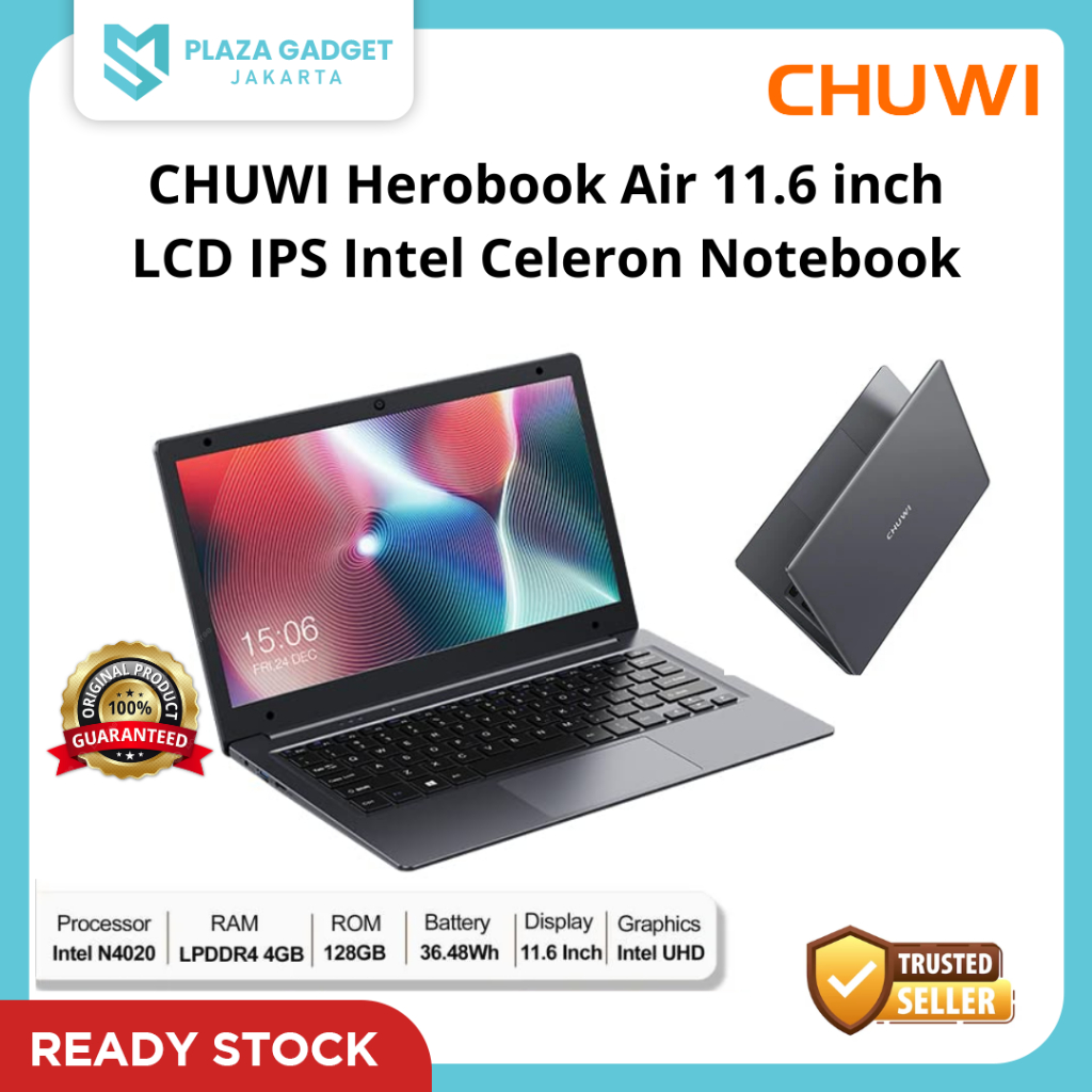 Laptop CHUWI Herobook Air 11.6 inch Intel Celeron N4020 | RAM 4GB SSD 128GB | LCD IPS  | Notebook - 