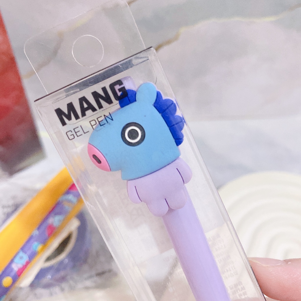 

BT21 Gel Pen Mang Official Bolpen Gel BT21 Original Versi Mang Created by BTS